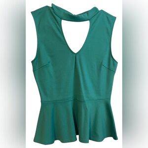 Sexy‎ Keyhole Peplum Top from Papaya